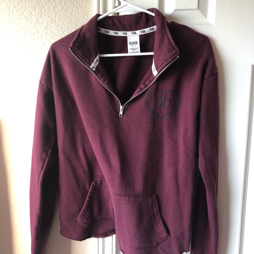 Maroon pullover, size small